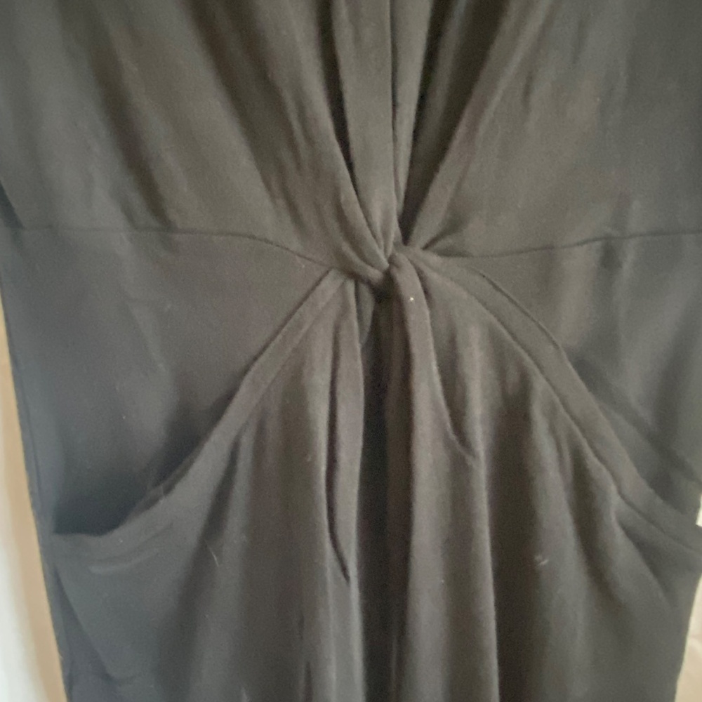 Anthropologie Daily Practice Midi Twist-Front Dress - Black - Picture 5 of 5